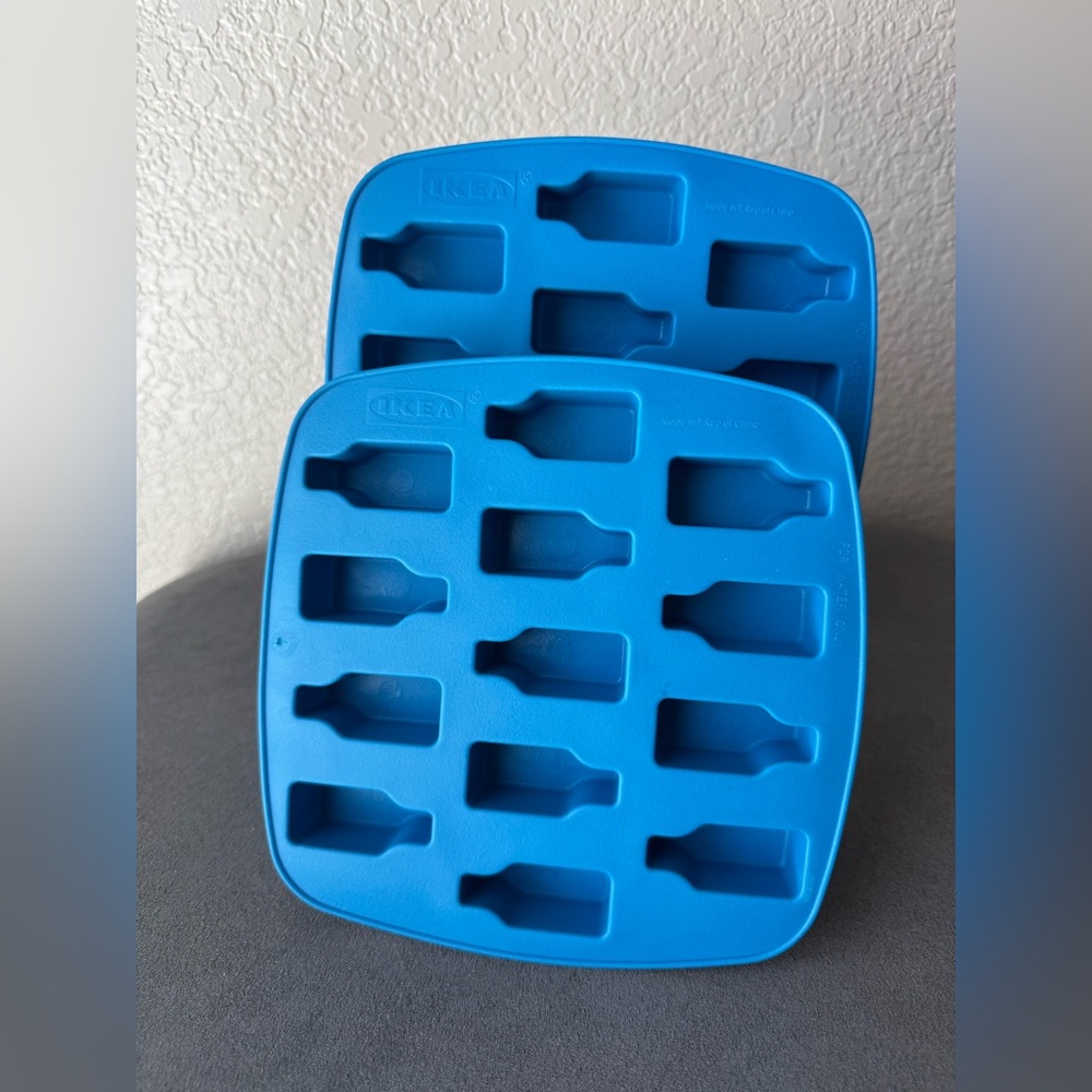 IKEA Blue Ice Cube Trays (Pack of 2)